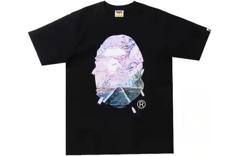 A Bathing Ape Sakura Photo Ape Head Tee