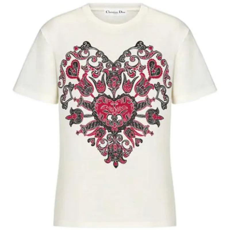 DIOR SS23 Regular T Shirt Women's Ecru