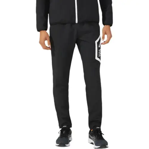 ASICS Casual Pants Men's Black Moderate Tapered Pants