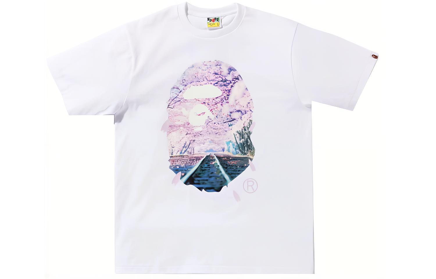 Футболка A BATHING APE BAPE Sakura Photo (черная)