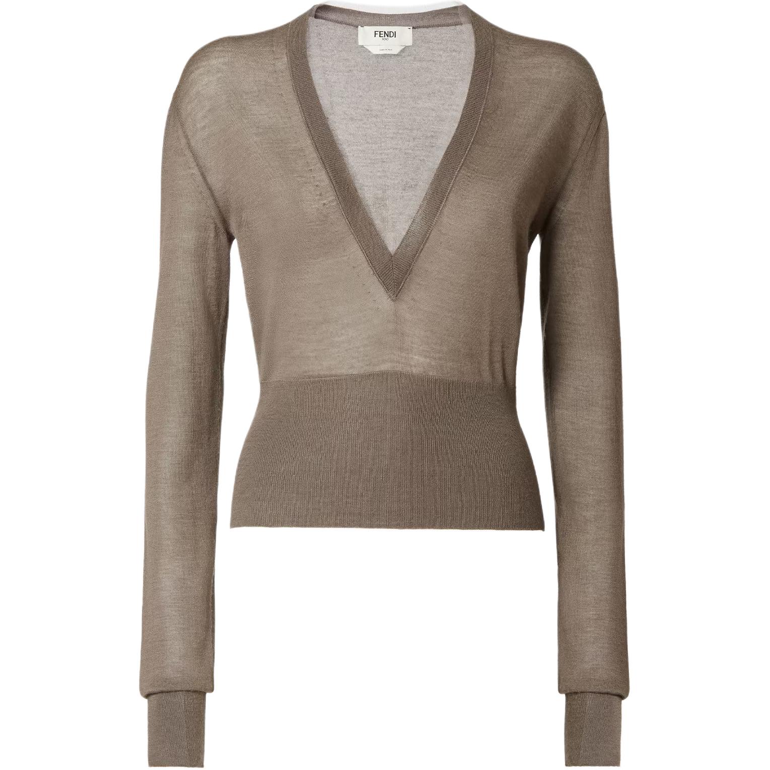 Женский свитер Fendi FW25 V (черный)