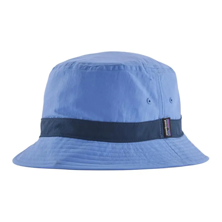 Patagonia Nylon Bucket Hats Unisex Blue
