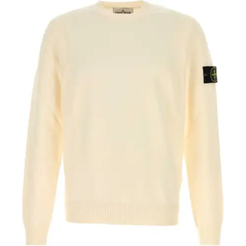 STONE ISLAND Logo Patch Crewneck Jumper