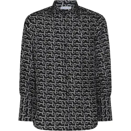 Burberry Allover B Lock Logo Printed Shirt