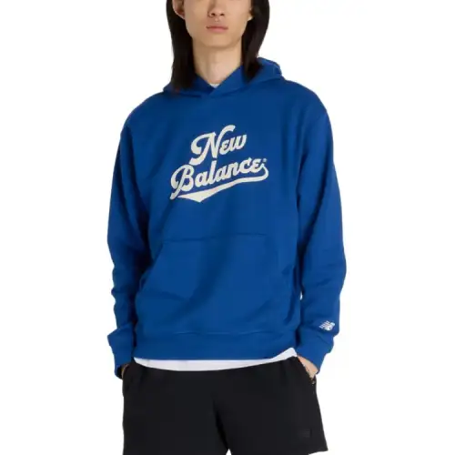 New Balance logo-print hoodie