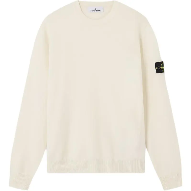 STONE ISLAND Logo Patch Crewneck Jumper