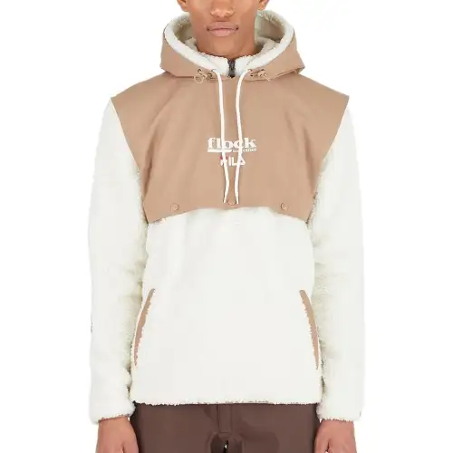 FILA X Flock Together Borg Hybrid Drawstring Hoodie