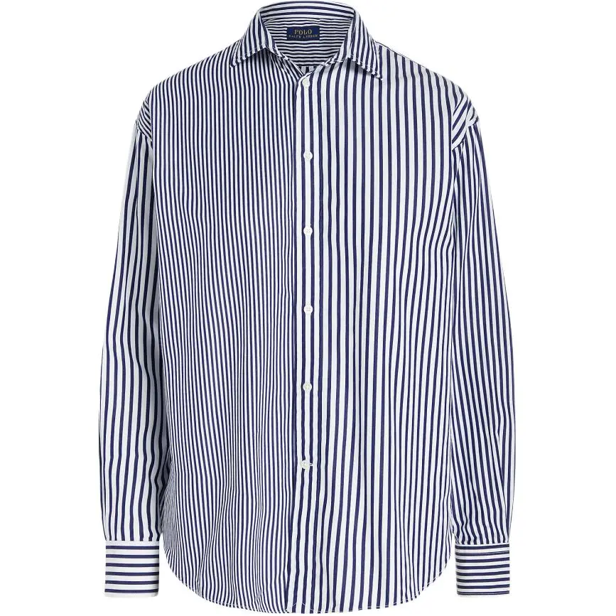 Polo Ralph Lauren SS22 Shirt Loose Fit Women's Marine Blue