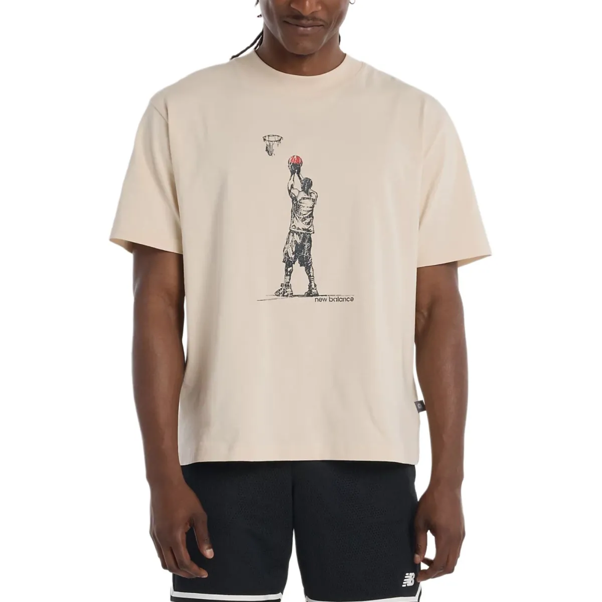 New Balance Graphic SS25 Hoops Player T Shirt Men's