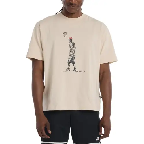 New Balance Graphic SS25 Hoops Player T Shirt Men's