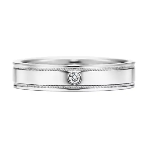 TIFFANY & CO. Platinum Rings Women's Silver