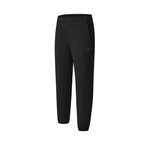 FILA A.P Casual Pants Men's Pitch Black Moderate Cuffed Pants