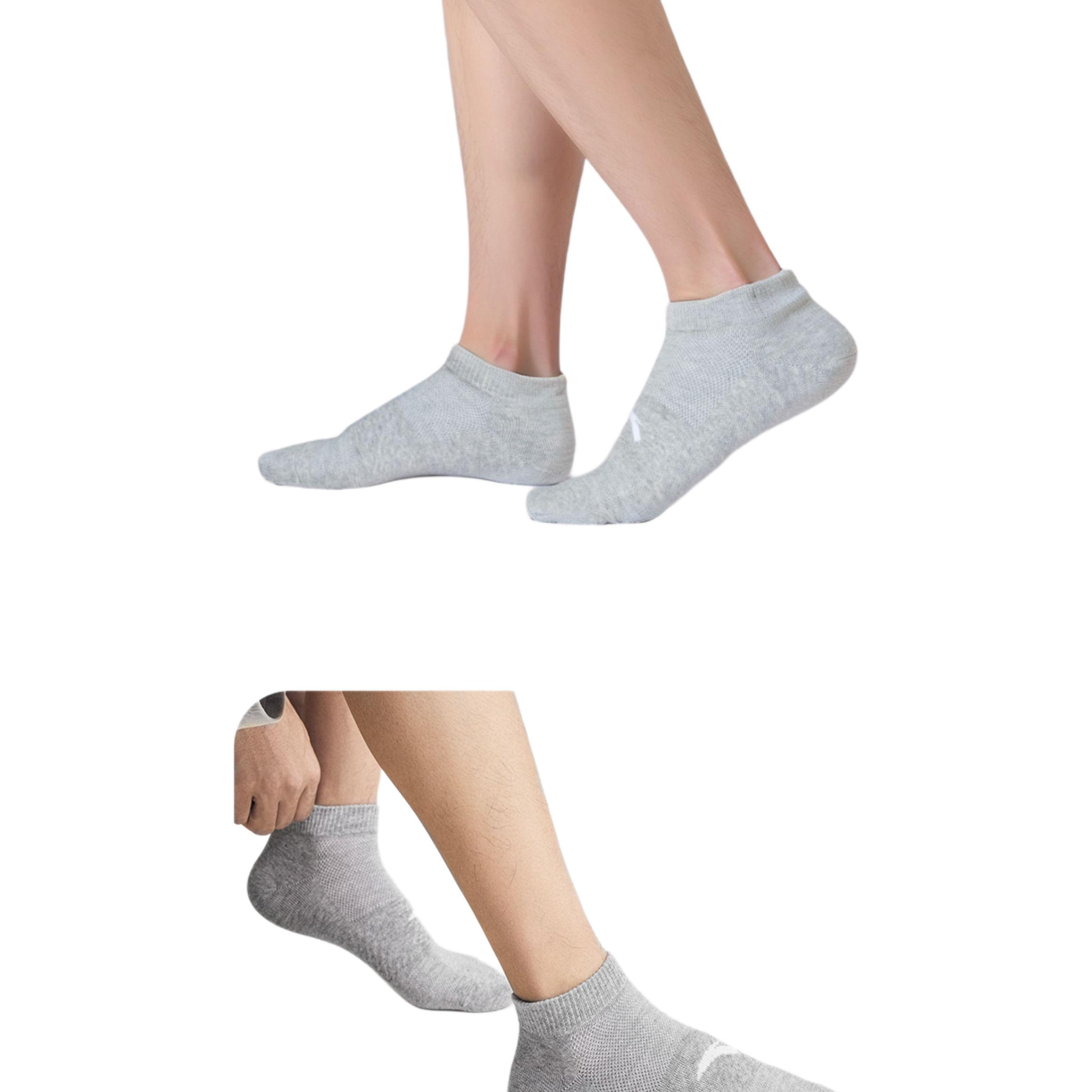 Anta Ankle Socks Unisex 3 Pack Black