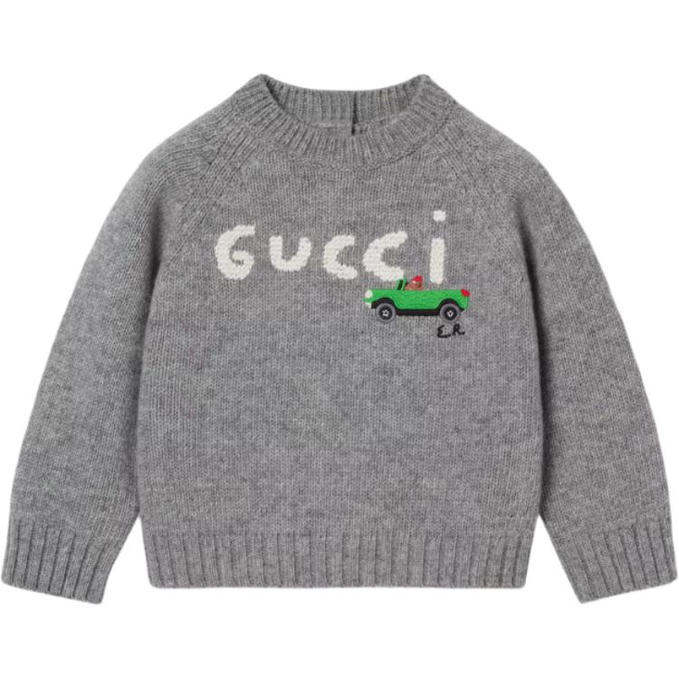 Кофта Gucci x Euan Roberts (серая)