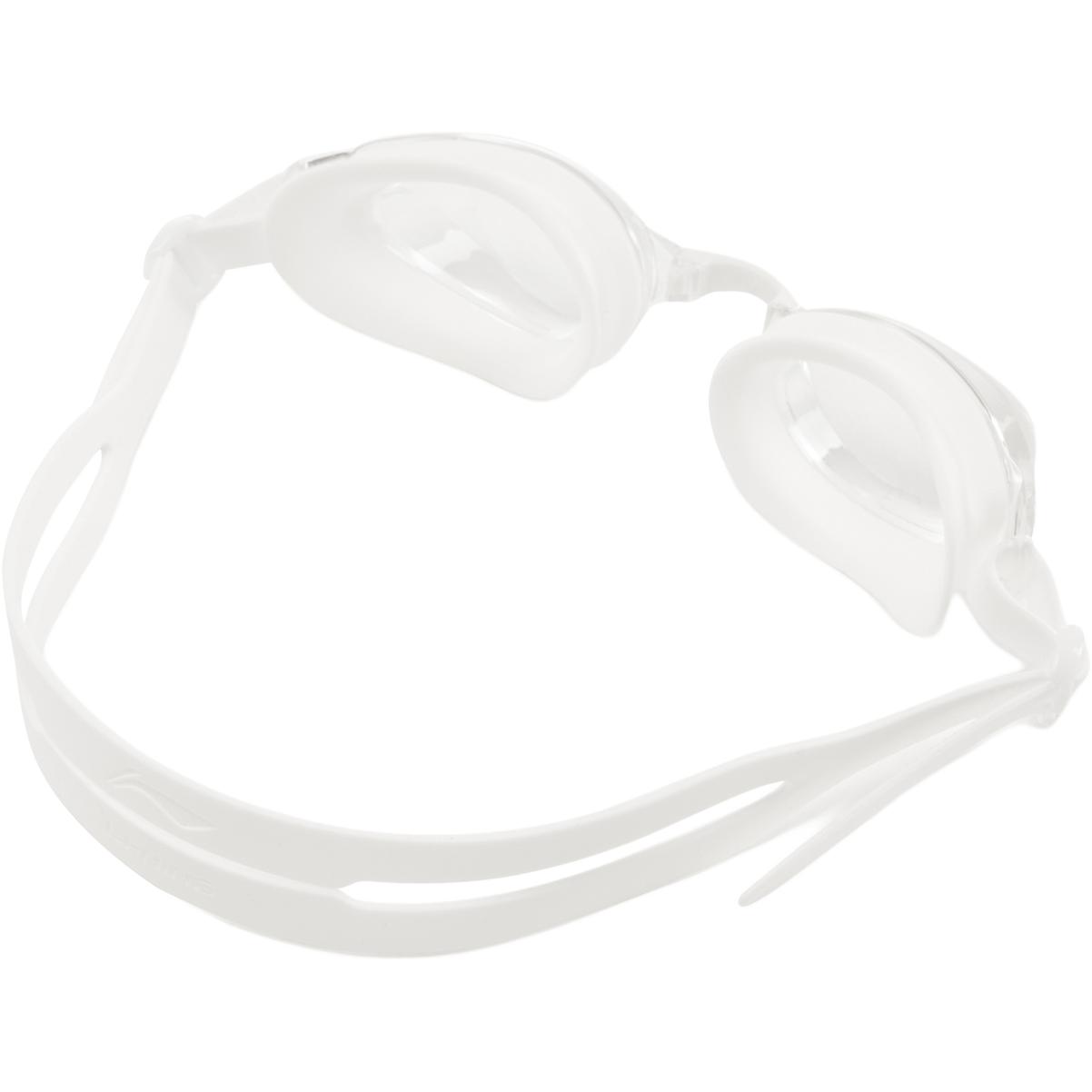 Li Ning Swim Collection Swim Goggles Polycarbonate, Silicone TPU Swimming Pool Unisex White
