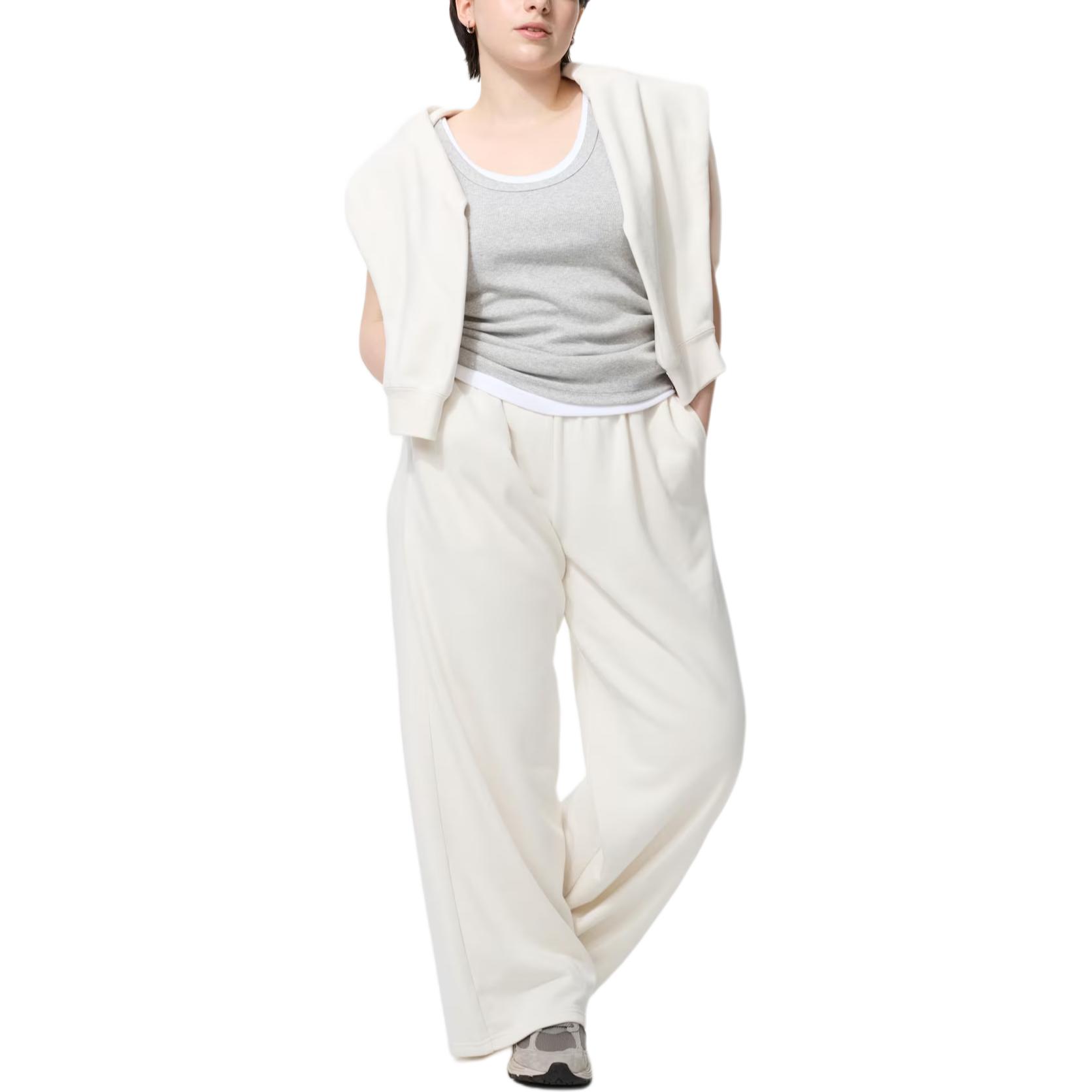 Женские штаны UNIQLO (бежевые)
