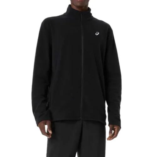 ASICS Jackets Men's Black Stand Collar Moderate Other