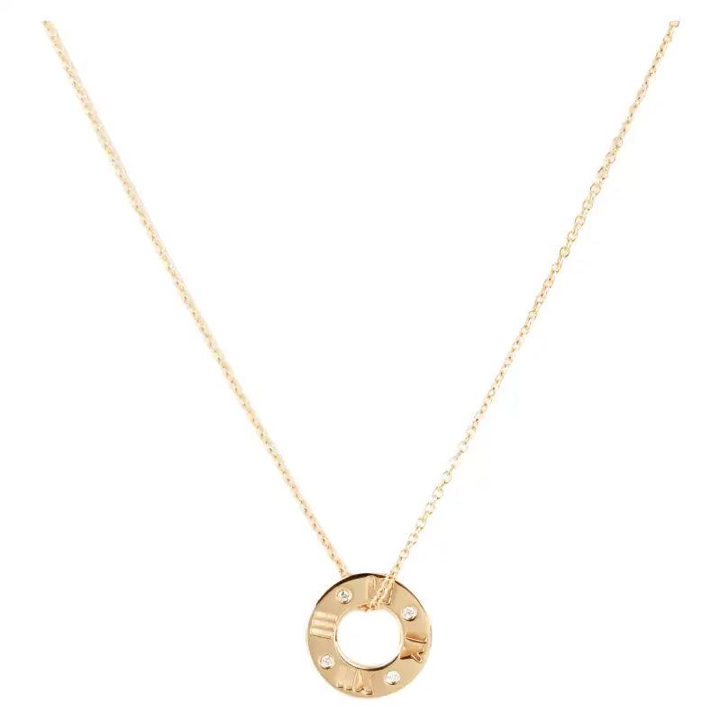 Tiffany & CO. 2010s diamond atlas necklace