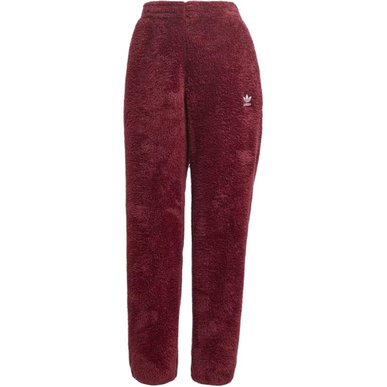 Adidas Originals Essentials Fluffy Teddy Pants Casual Pants Women's Red