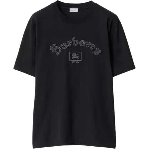Burberry Gothic Logo Crewneck T-Shirt