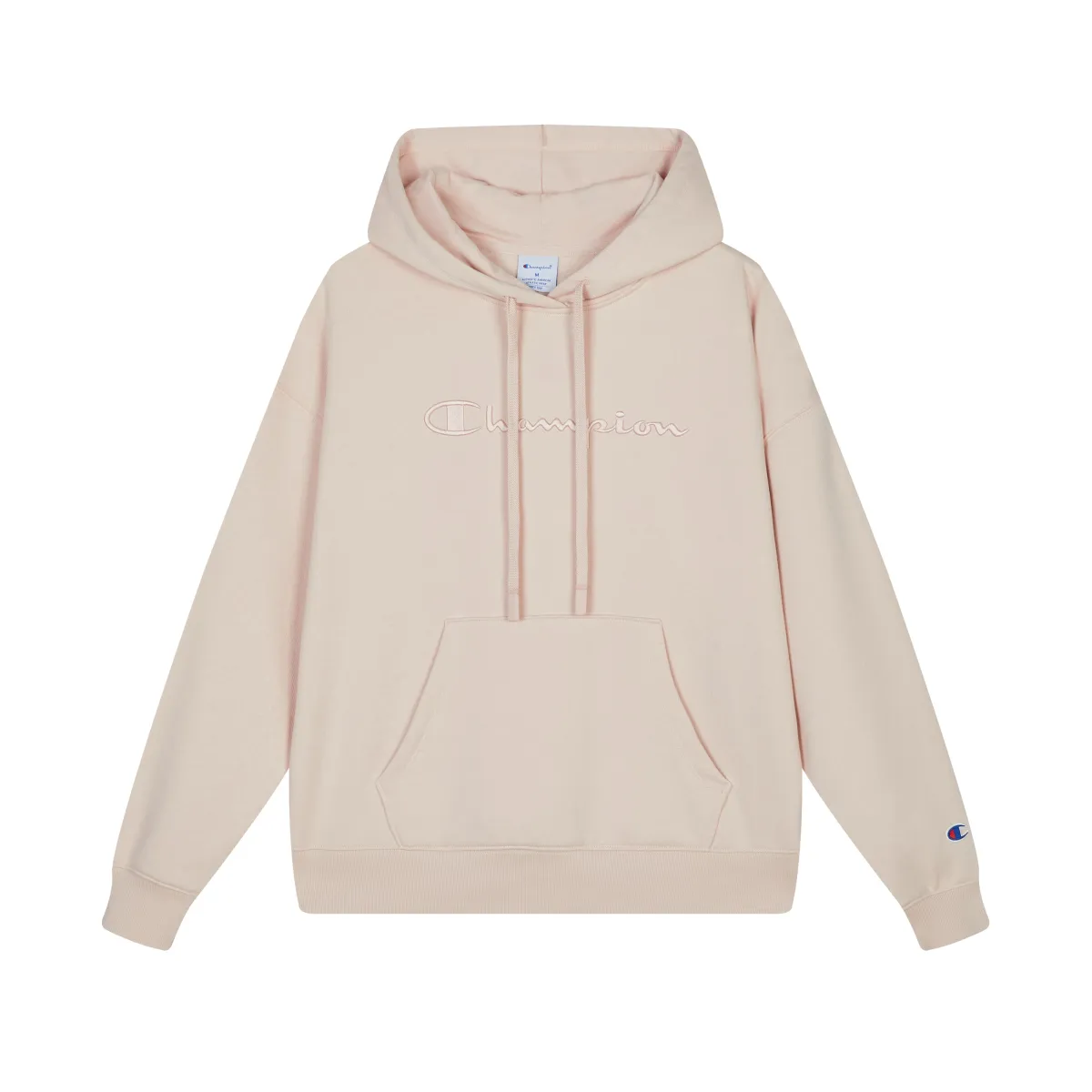 Champion FW24 Core Powerblend Champion Script Logo Embroidery Fleece Lined Solid Color Basic Versatile Casual Hooded