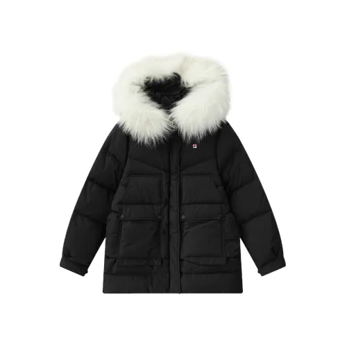 FILA Down Jackets Women's Jet Black BK Hooded