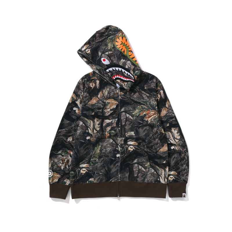 Мужское худи A BATHING APE (зеленый камуфляж)