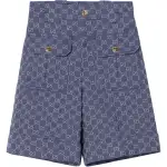 GUCCI SS23 Denim Shorts Women's Blue