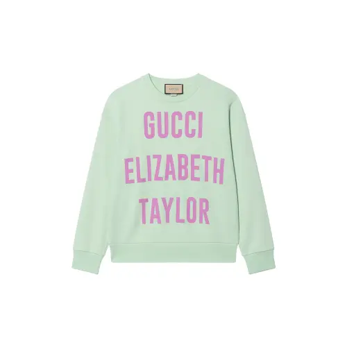 GUCCI Elizabeth Taylor Sweatshirt Green