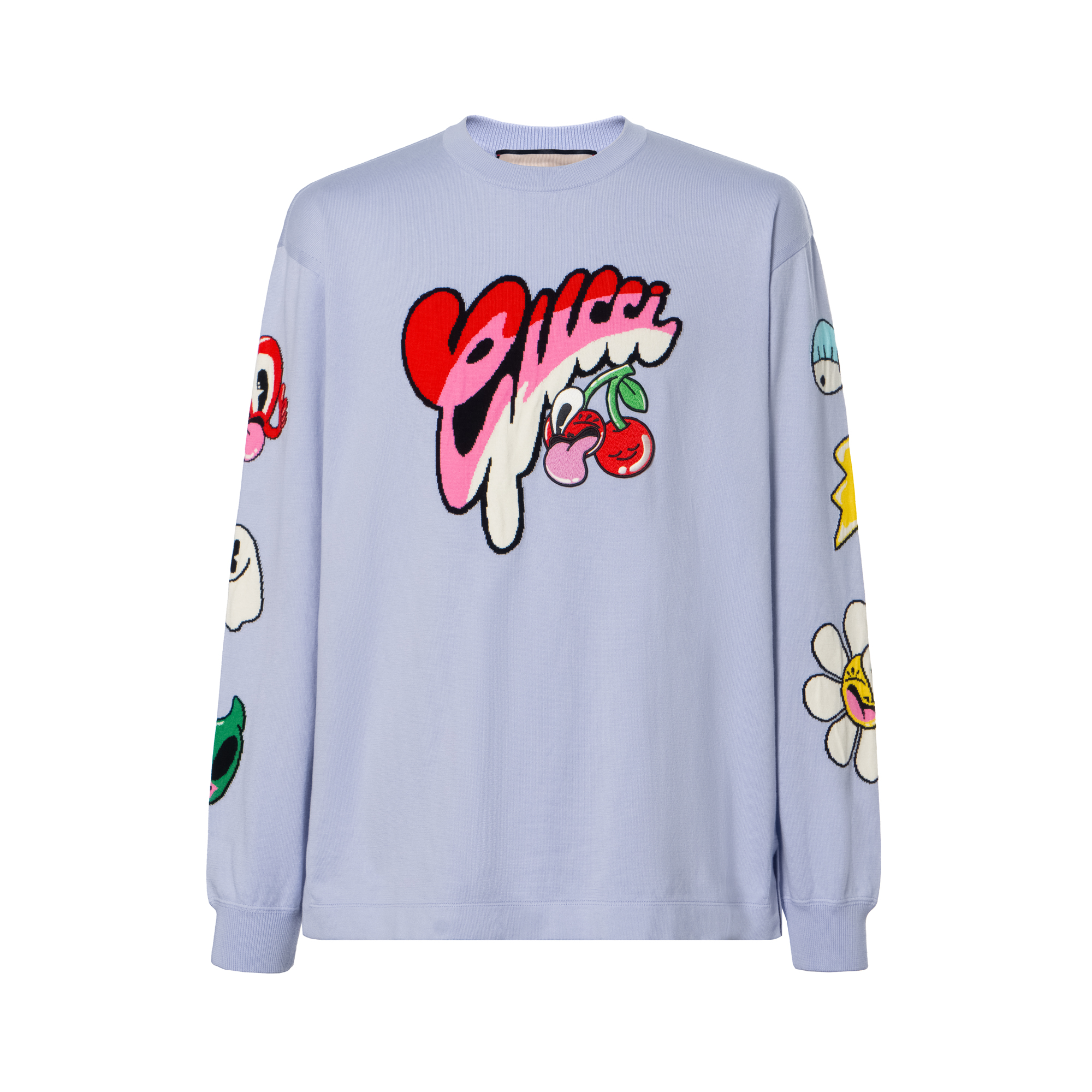 GUCCI FW24 Sweatshirt Men's Light Purple