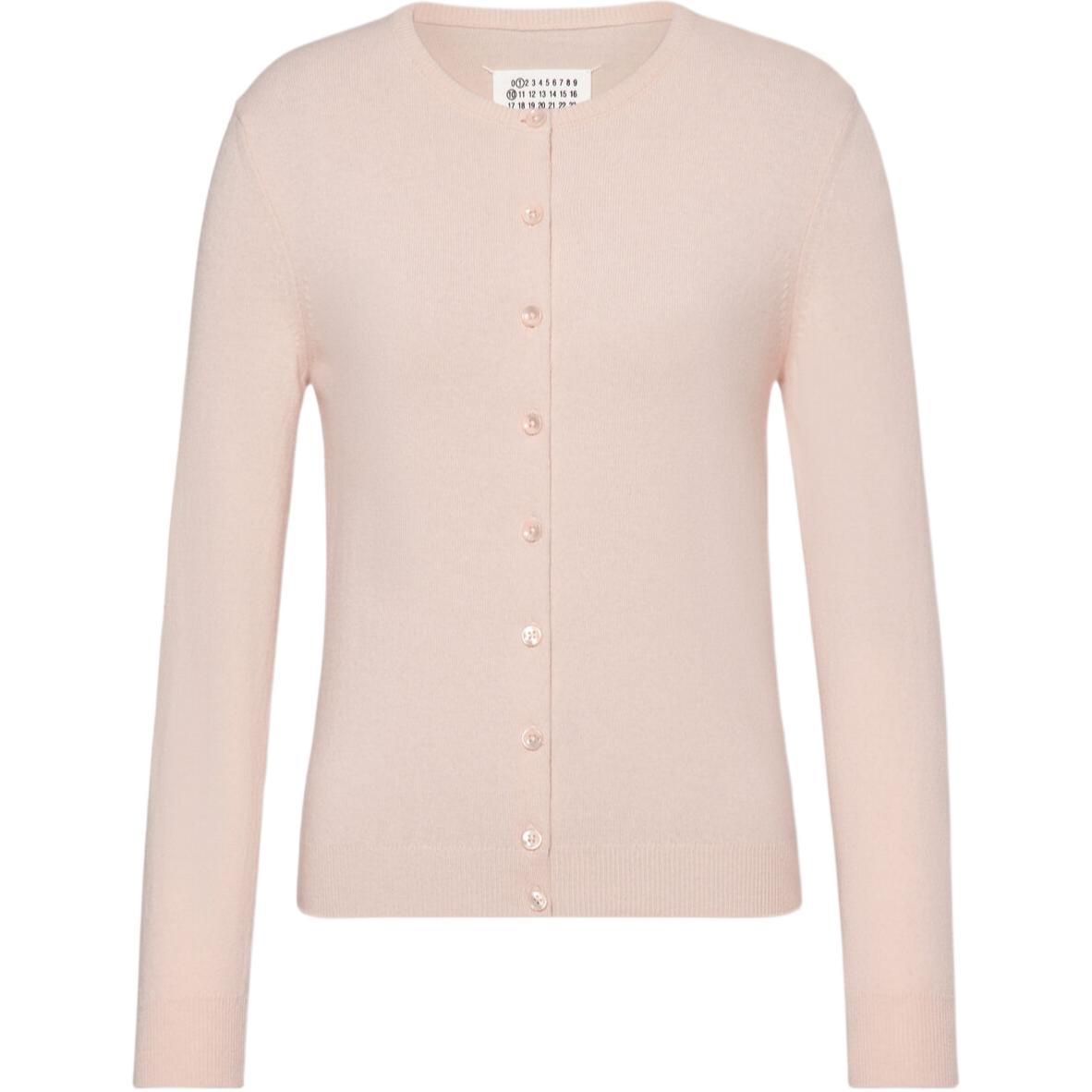 Женский кардиган Maison Margiela (светло-розовый)