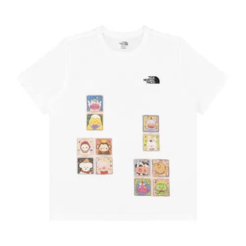 The north face, uniform, short sleeve T-shirt for men and women, custom-made, Chinese horoscope