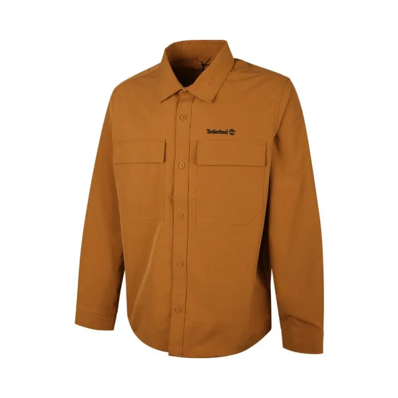 Timberland Shirts Men's Brown Lapel Moderate