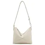 LOEWE Cow Leather Crossbody Handheld Shoulder Bag Women's White