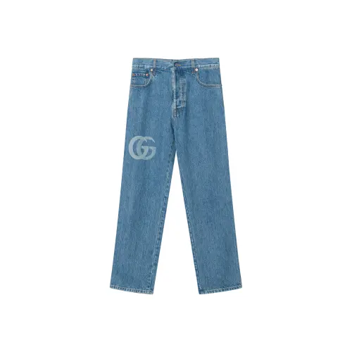 GUCCI Lasered Double G Denim Jeans