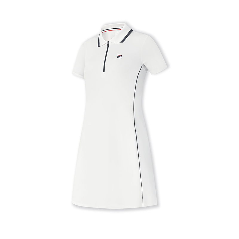 FILA Tennis Tops Women’s Jade White Lapel Moderate