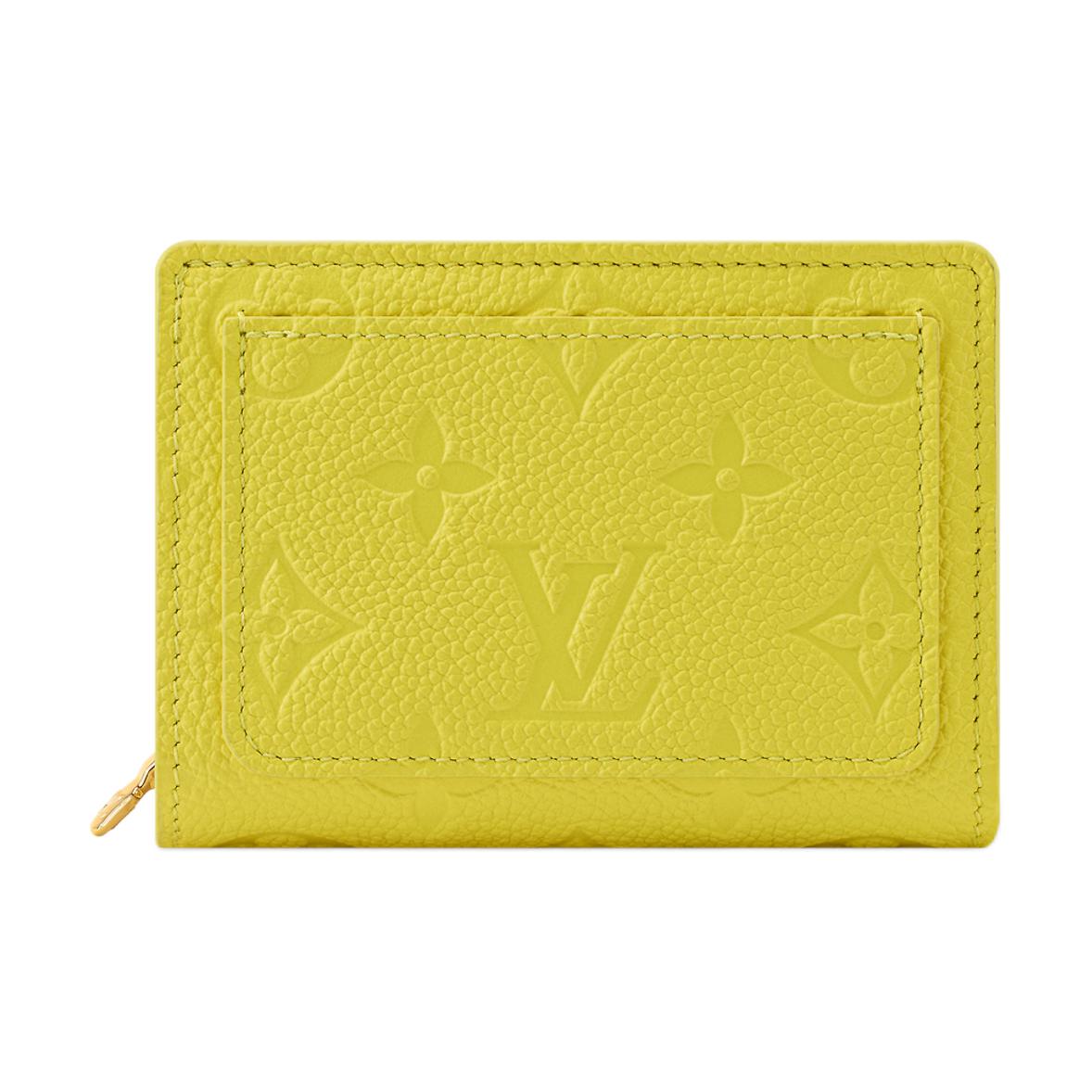Женский кошелек Louis Vuitton Portefeuille Comet (лимонно-желтый) — фото 3
