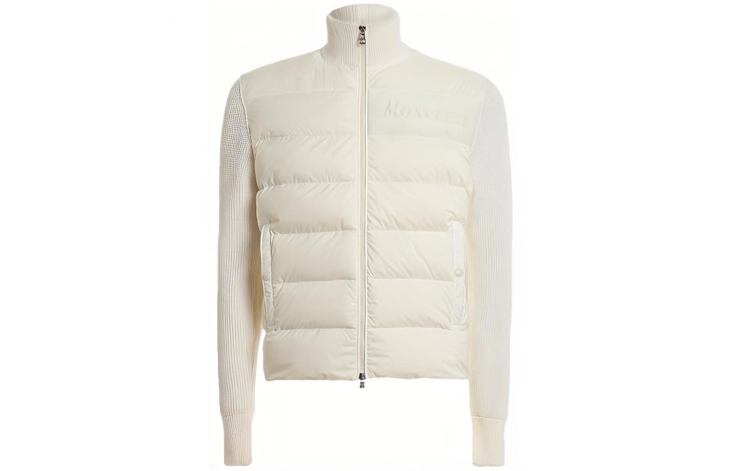 Женский пуховик Moncler (белый)