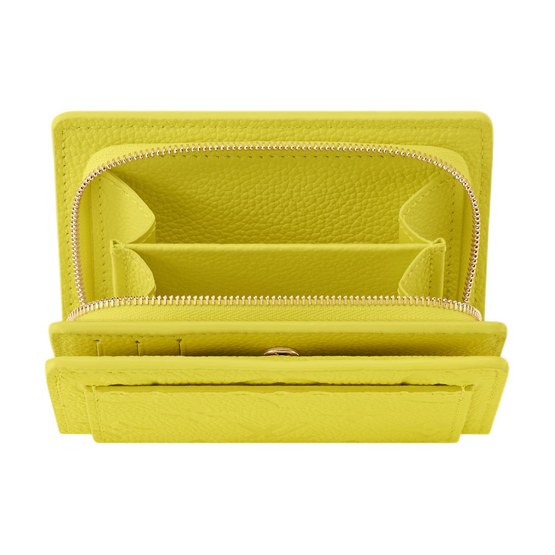 Женский кошелек Louis Vuitton Portefeuille Comet (лимонно-желтый) — фото 5