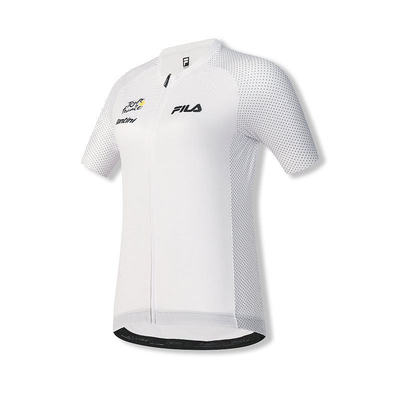FILA CYCLING Clothing Women’s Jade White WT Crew Neck Moderate