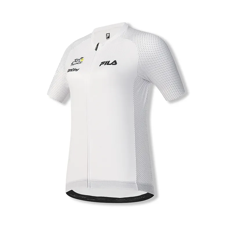 FILA CYCLING Clothing Women's Jade White WT Crew Neck Moderate