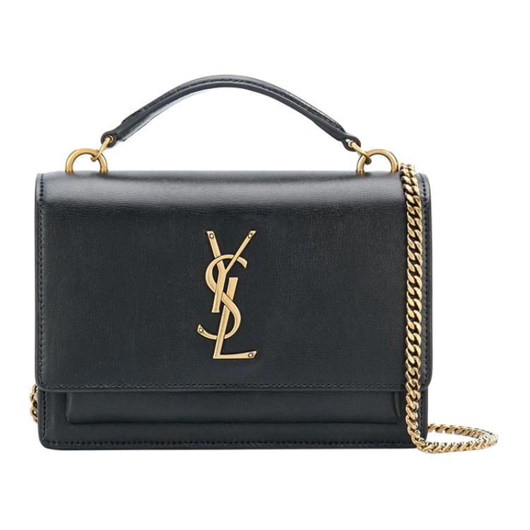 Женская сумка SAINT LAURENT YSL Sunset (черная) — фото 2