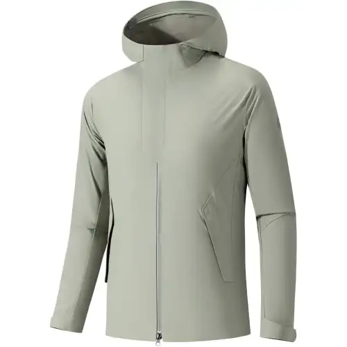ANTA Jackets Men's Emerald Green Hooded Moderate Other
