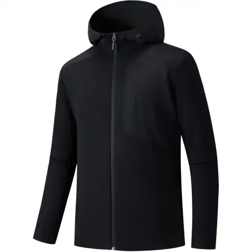 ANTA Jackets Men's Black Hooded Moderate Other