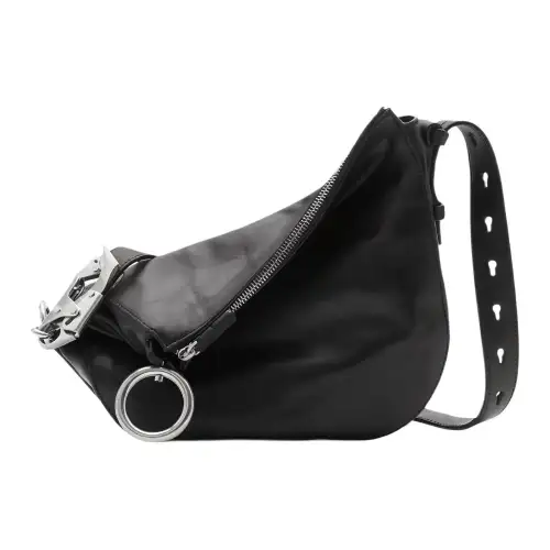 Burberry Calfskin Knight Bag, Crossbody Bag, Shoulder Bag Small Women's Black