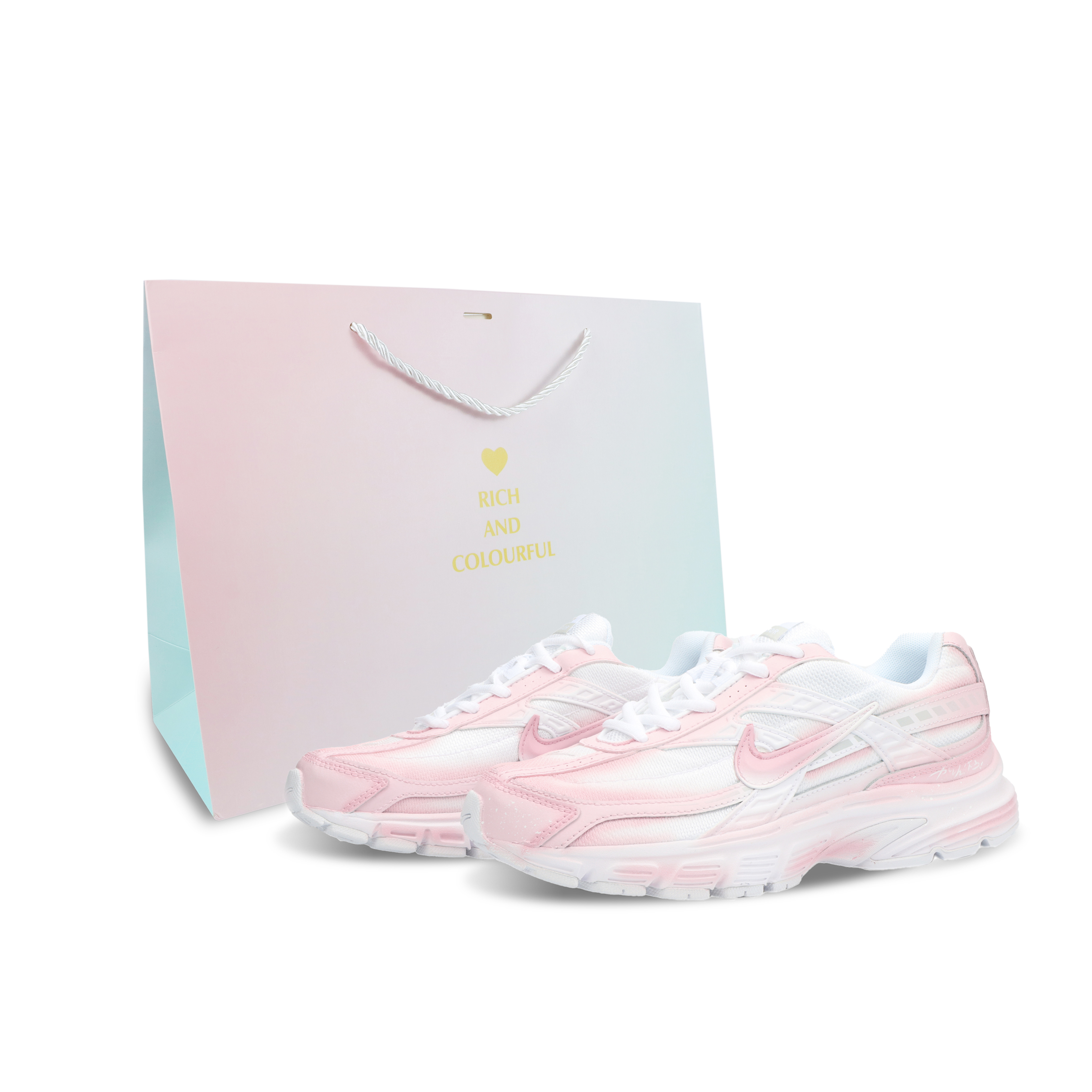 Nike Initiator Cushioning Low top Casual Running Shoes Unisex Pink
