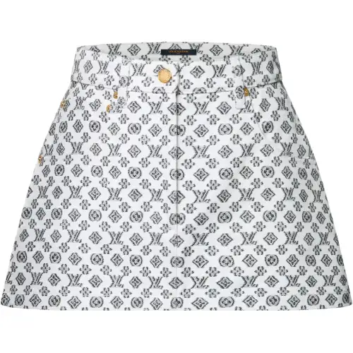 Lv Blurry Monogram Mini Skirt