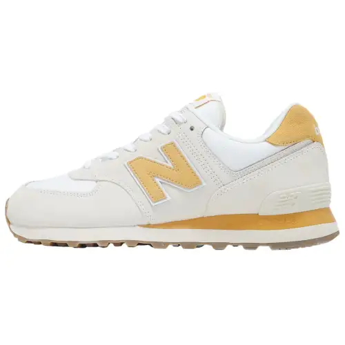 New Balance NB 574 Abrasion Resistant Low top Running Shoes Men's Beige