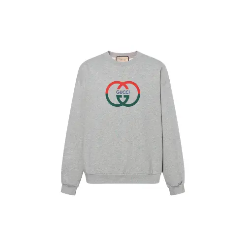GUCCI Logo Printed Crewneck Sweatshirt