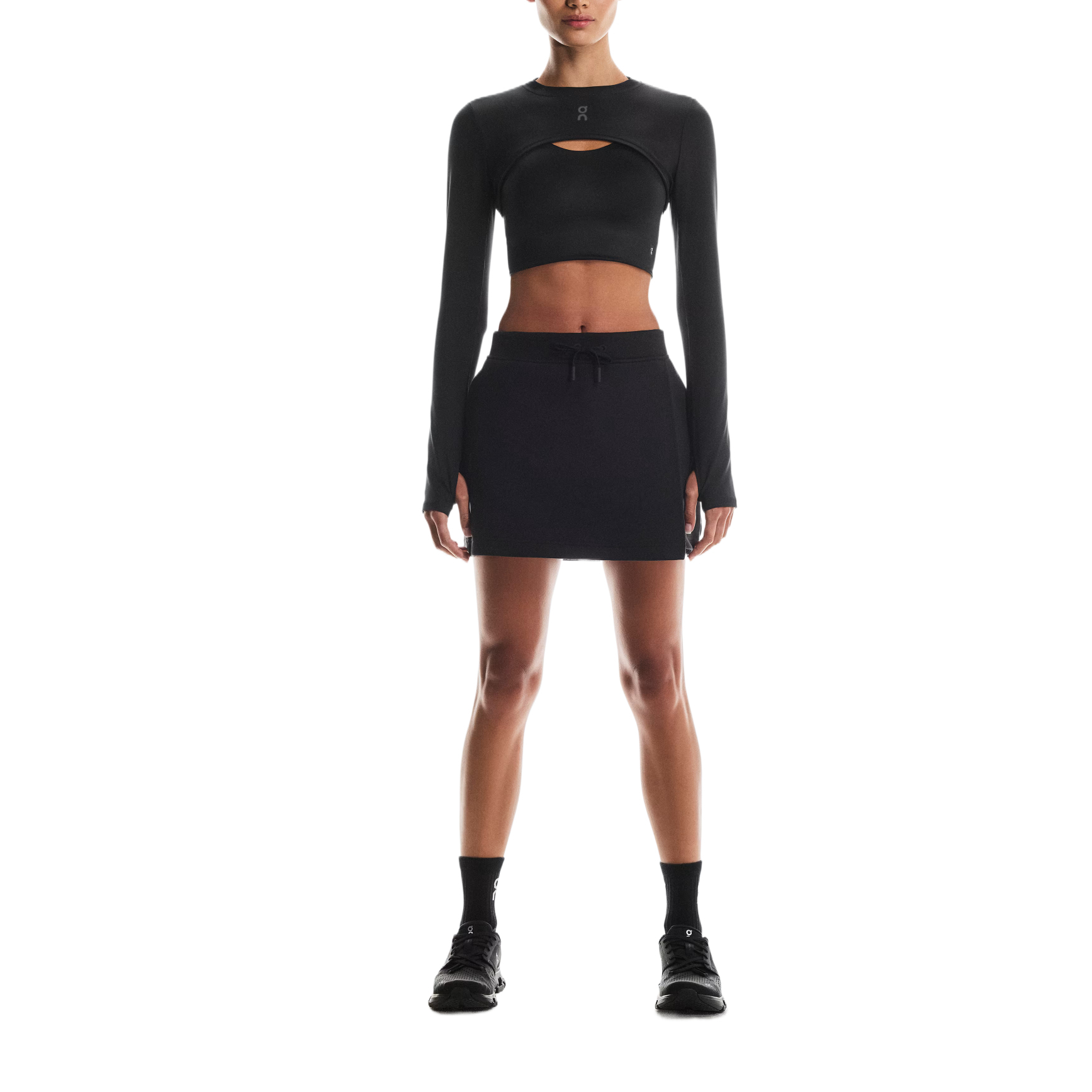 Женская юбка On Focus Tech Casual Skirt (бежевая)